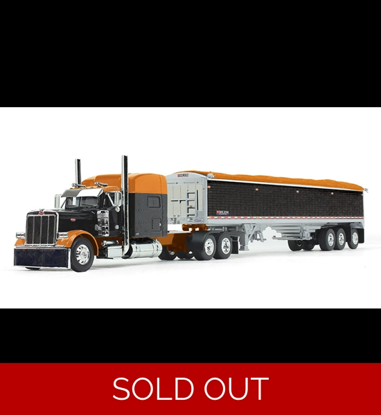 DCP Peterbilt 379/ Mid-Roof Sleeper/ Grain Trailer